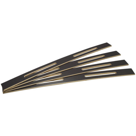 Altobuy – Lot de 4 lattes épaule 78cm – Bouleau multiplis – Zones ajourées pour souplesse – Compatible sommiers largeur 80/160cm