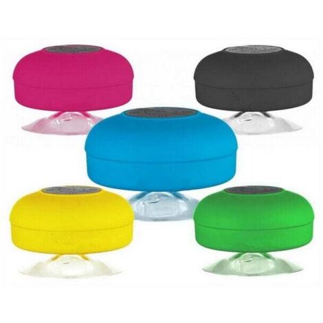 Altoparlante Bluetooth Impermeabile Da 1 Pezzo Doccia Mini Altoparlante Stereo Wireless Portatile Con Microfono Tipo Di Aspirazione Vivavoce Per Auto Smartphone Colore Casuale