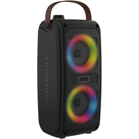 Altoparlante Bluetooth Portatile Denver Electronics Nero LED RGB