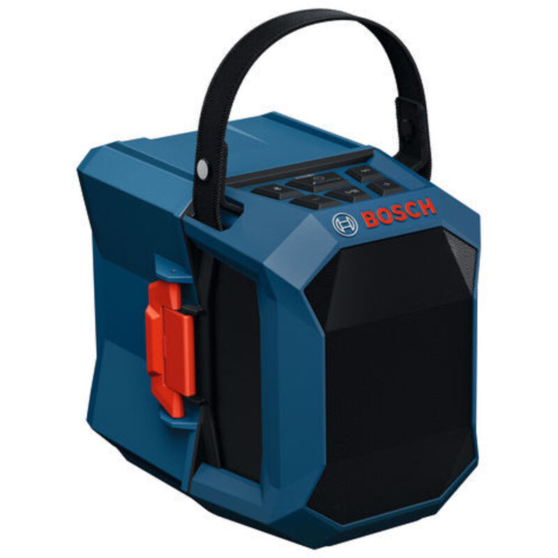 Altoparlante Bluetooth® ricaricabile Bosch GPB 18V-1 C con coperchio della batteria