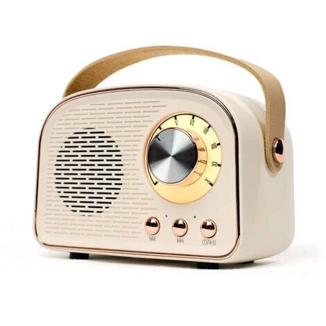 Altoparlante Bluetooth USB retrò, radio, stile vintage, USB portatile, anni '60 e '70