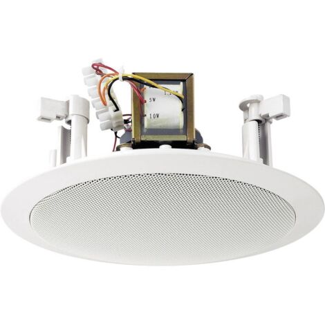 Altoparlante da incasso PA Monacor EDL-26 10 W 100 V Bianco 1 pz.
