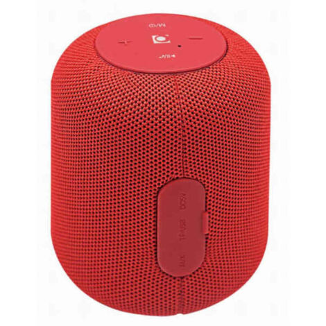Altoparlante gembird 5w bluetooth con microfono rosso