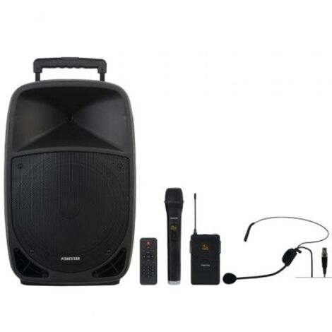 Altoparlante portatile 12" 250wmax 2 microfoni Fonestar Malibu-312