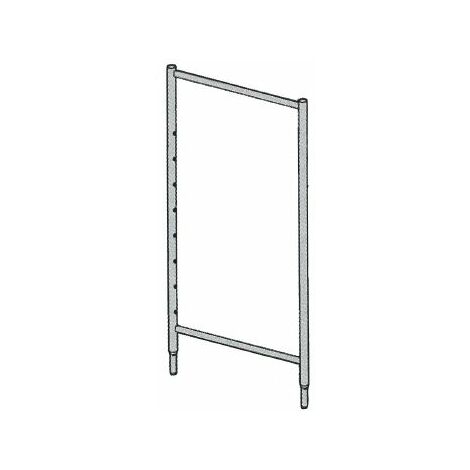 Altrad – Échelle 2 m à barreaux percés pour échafaudage – Acier galvanisé – Largeur 0,90 m – Charge max 300 kg/m² – J00080