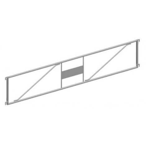 Altrad – Garde-corps fixe 3m – Acier galvanisé – Compatible échafaudages Multivit+1 et 2 – Norme NF – Sécurise les travaux en hauteur - N1723