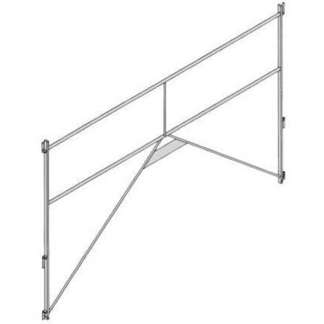 ALTRAD - Garde-corps sécurité au montage 3m - gamme échafaudage multidirectionnel - MULTIVIT+ 1&2- Réf: N1738