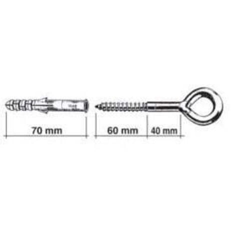 ALTRAD - Kit ancrage 10 anneaux + 25 chevilles