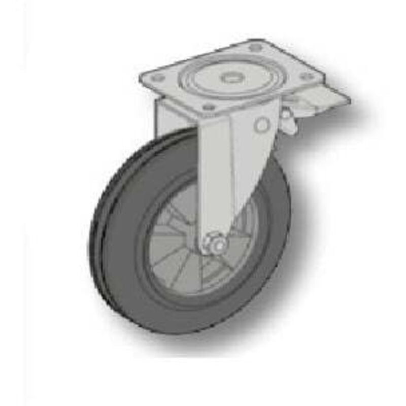 Altrad - Roue diamètre 250 mm avec frein (500 kgs) - gamme échafaudage multidirectionnel - multivit+ 1&2- Réf: n1740