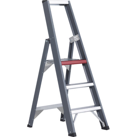 Altrex, Escabeau à marches en aluminium, accès un côté, avec