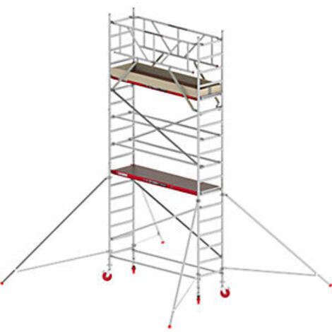 Altrex Fahrgerüst RS Tower 41 Alu mit Holz-Plattform 6,20m AH breit 0,75x1,85m