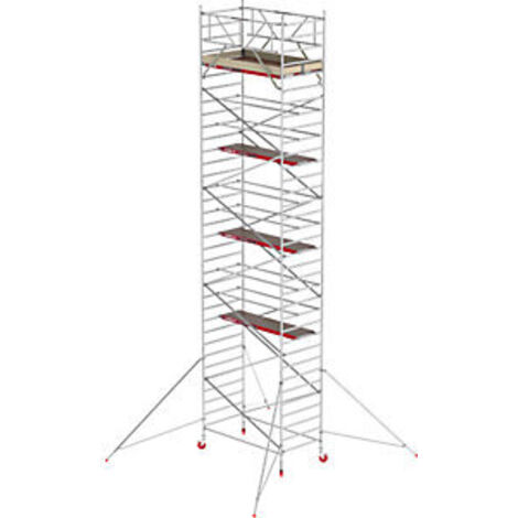 Altrex Fahrgerüst RS Tower 42 Aluminium mit Holz-Plattform 11,20m AH 1,35x2,35m