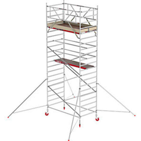 Altrex Fahrgerüst RS Tower 42 Aluminium mit Holz-Plattform 7,20m AH 1,35x2,45m