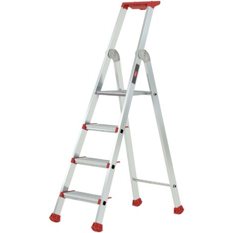 Altrex Nimba Stufenstehleiter einseitig begehbar 4 Stufen