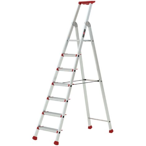 Altrex Nimba Stufenstehleiter einseitig begehbar 7 Stufen