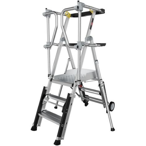 Altrex RolGuard Teleskop Plattformleiter 3/4 Stufen