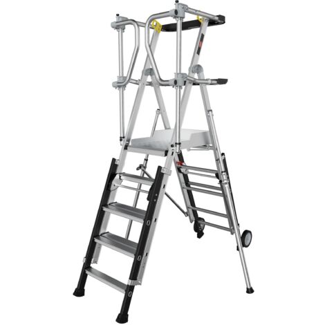 Altrex RolGuard Teleskop Plattformleiter 5/7 Stufen