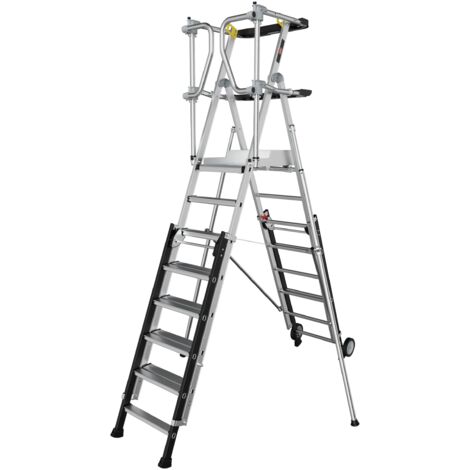 Altrex RolGuard Teleskop Plattformleiter 8/11 Stufen