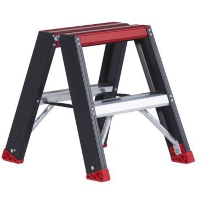 Altrex 192502 Taurus Beidseitig Begehbar - Aluminium Stufenstehleiter (mit Pulverbeschichtung)