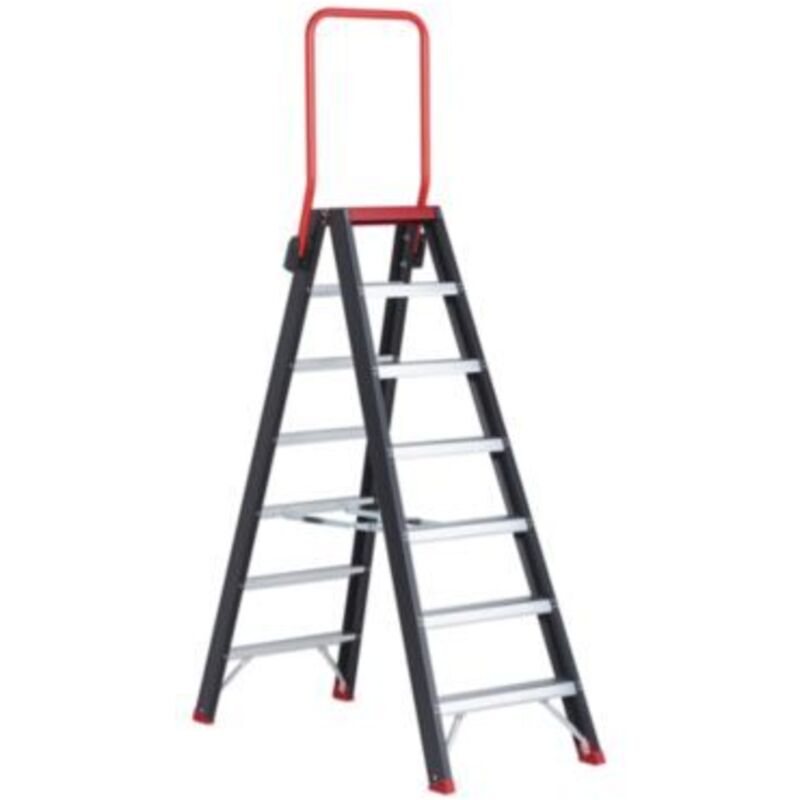 Altrex Sicherheits-stehleiter - Beidseitig Begehbar, 2 X 7 Stufen