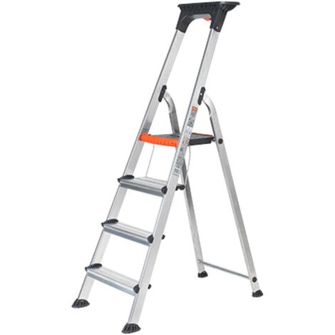 Altrex stepladder 'de dos pisos de aluminio 4 pasos