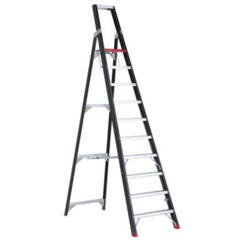 Altrex Taurus Einseitig Begehbare Stufenstehleiter Tgb 10 Stufen