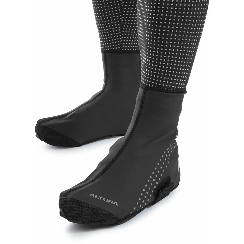Altura Nightvision Waterproof Overshoes 2021: Black S Al24nviwpos1