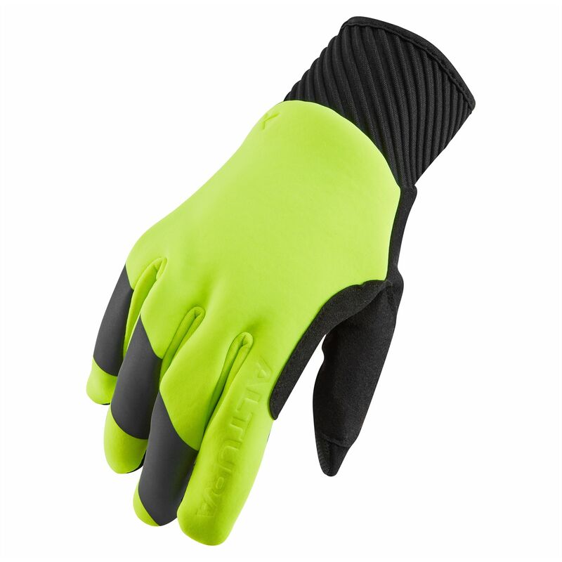 Altura - windproof nightvision gloves 2021: yellow xs AL18NVIWIN1