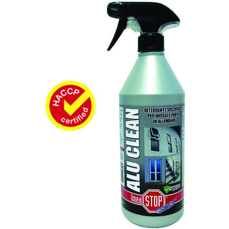 Alu clean detergente specifico per la pulizia di infissi in alluminio - ml.750 in flacone spray