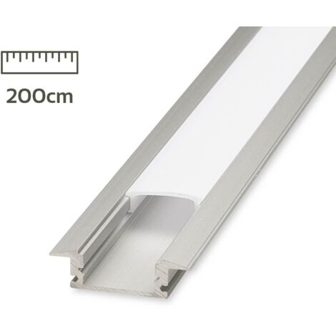 Alu Fugen-Profil eloxiert 18x6mm opal - Länge: 200cm