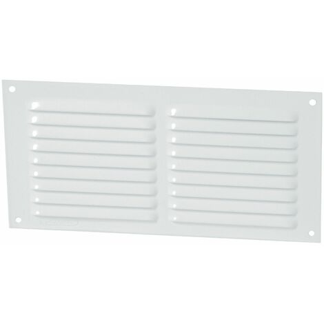 Grille de ventilation en applique rectangulaire pour façades type 200cm²  sable - NICOLL - 1GAPM2