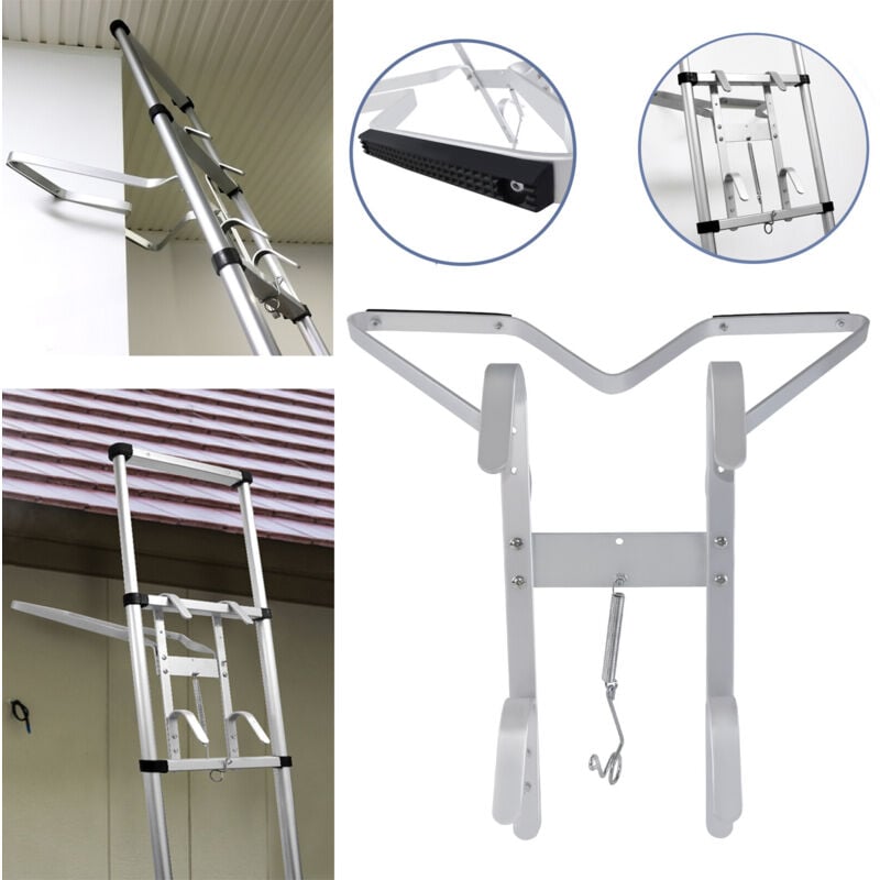 Dayplus - Alu Leiter Stand Off Ladder Stay Adjustable Top Support pour le commerce de bricolage v Shape
