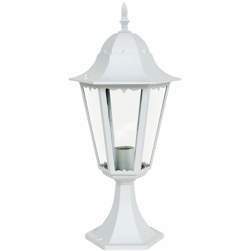 Image of Alu base lampada illuminazione da giardino lampada da terra per esterni lanterna bianca Harms 103218