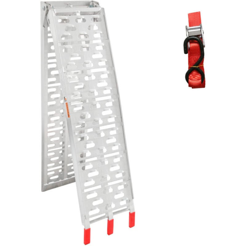 Alu Rampe d'accès Rampe de chargement Rail de chargement Antidérapant Pliable