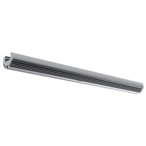 ALU-ROUND - PROFILO LED IN ALLUMINIO ANODIZZATO - 2 m - ARGENTO