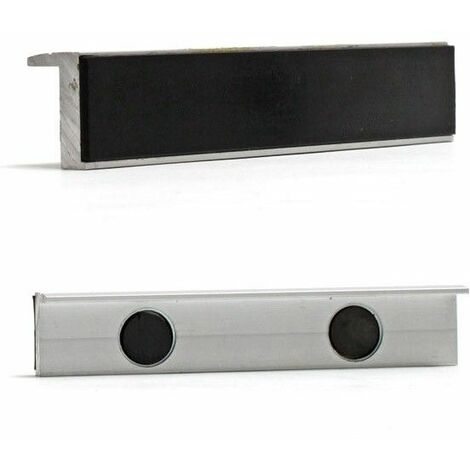 Hausmarke Magnet-Schraubstockbacken 125 mm Aluminium mit Ril 