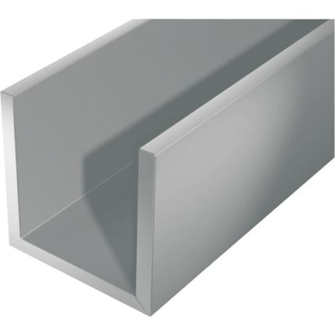 Alu-U-Profil 2000/12x10mm argent