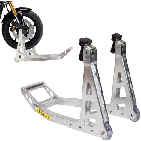 Montageständer Motorrad Drehhilfe Vorder oder Hinterrad Alu 200 kg 30,5x23x4cm