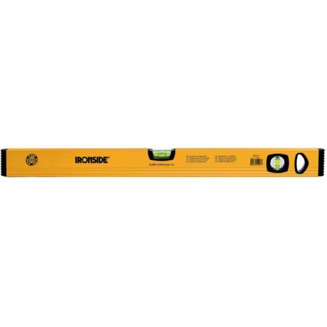 Alu-Wasserwaage 40 cm, 2 Libellen, gelb pulverbeschichtet