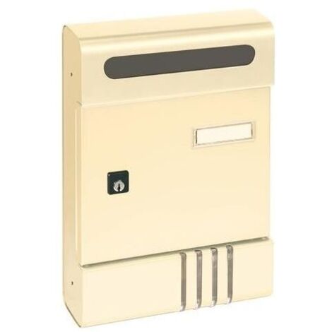 Alubox 65029 Serie SE Cassetta Postale in Alluminio Componibile per Esterno colore Avorio