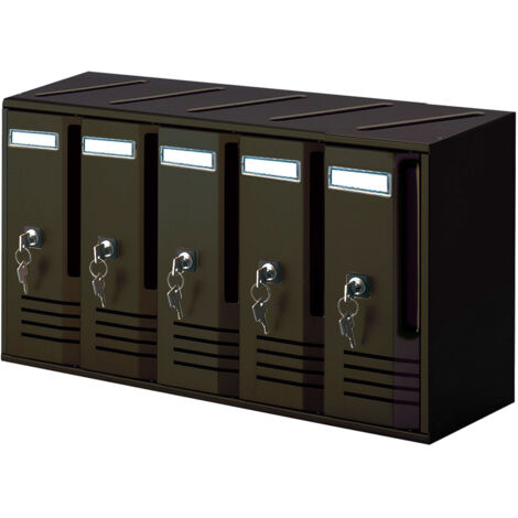 Cassette Postali Condominiali Alluminio/Acciaio - 9 Posti, Made Italy, Anticondensa - Foto 8