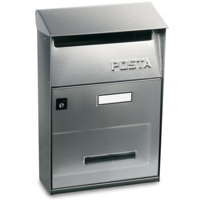 Cassetta Postale Singola In Acciaio Satinato Alubox 13ftixl