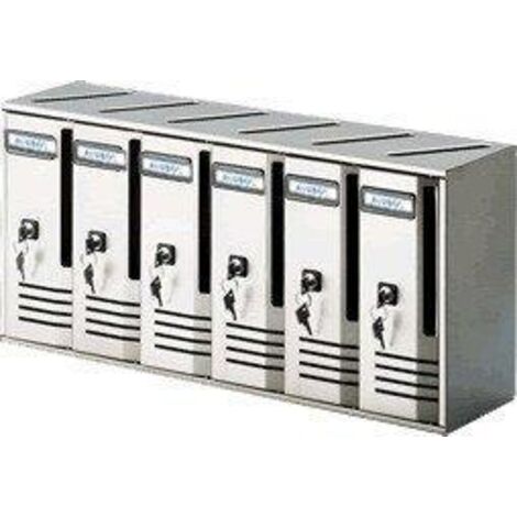 Alubox Cubo C6 Blocchiera Argento