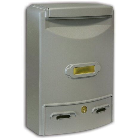 Alubox Europa Maxi Cassetta Postale Verniciato Argento