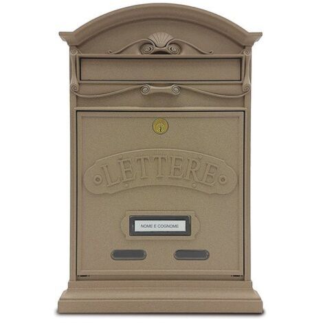 Alubox Lettere Cassetta Postale Sabbia
