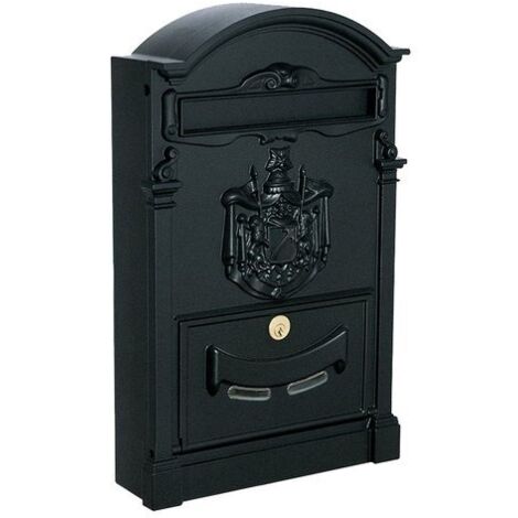 Alubox Residence Cassetta Postale Nero