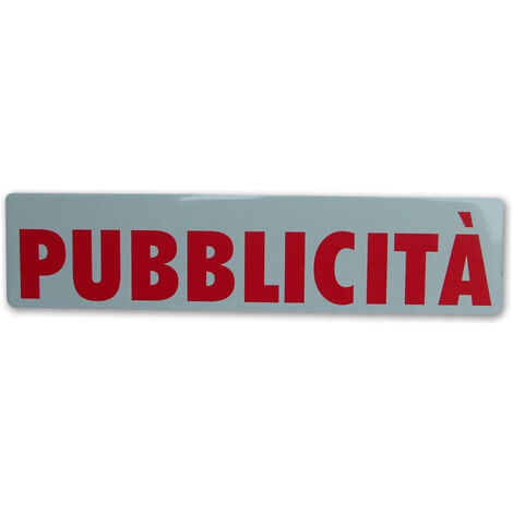 Alubox Targa Pubblicita'