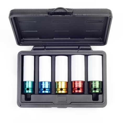 Alufelgen Nuss-Set SW 15 17 19 21 22 farbcodiert