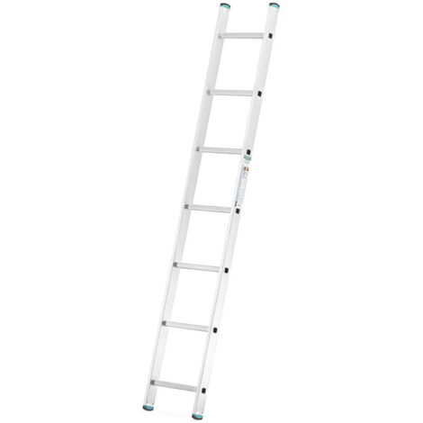 Aluleiter 9 Sprossen, zu erreichenden Höhe 2.42m - 7109
