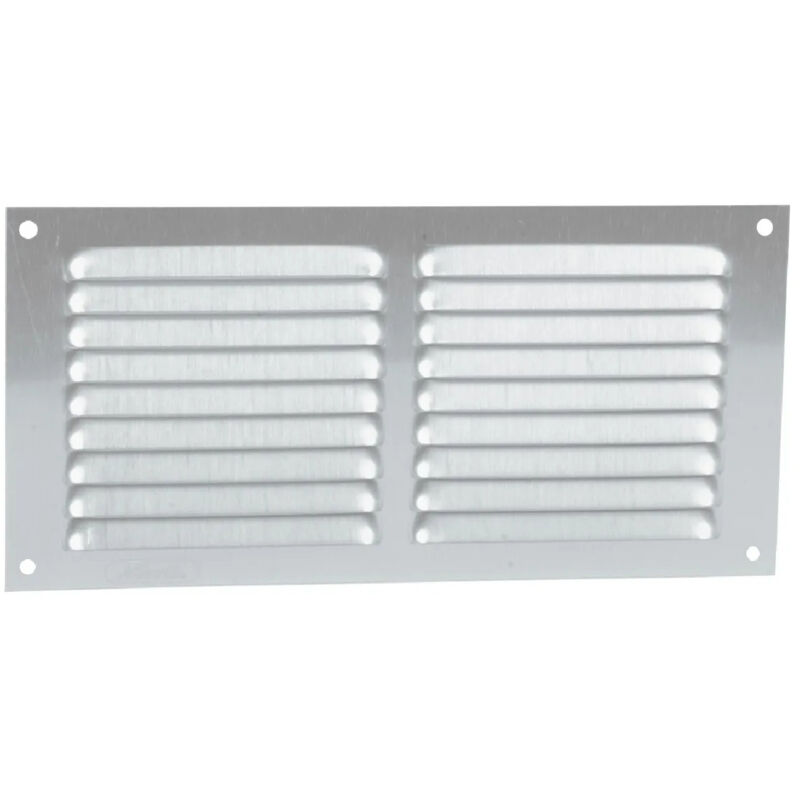 

Nicoll - Aluminio anodizado gris con mosquitera: horizontal rectangular 10x20